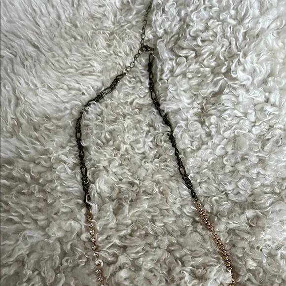 Boho Multi-Color Leaf Pendant Necklace - Picture 4 of 5